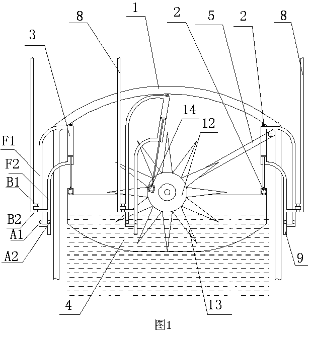 Tidal energy power generation device