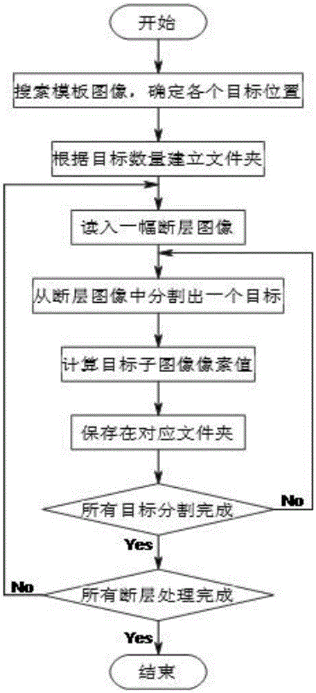 Method for dividing industrial CT image comprising multiple columnar targets