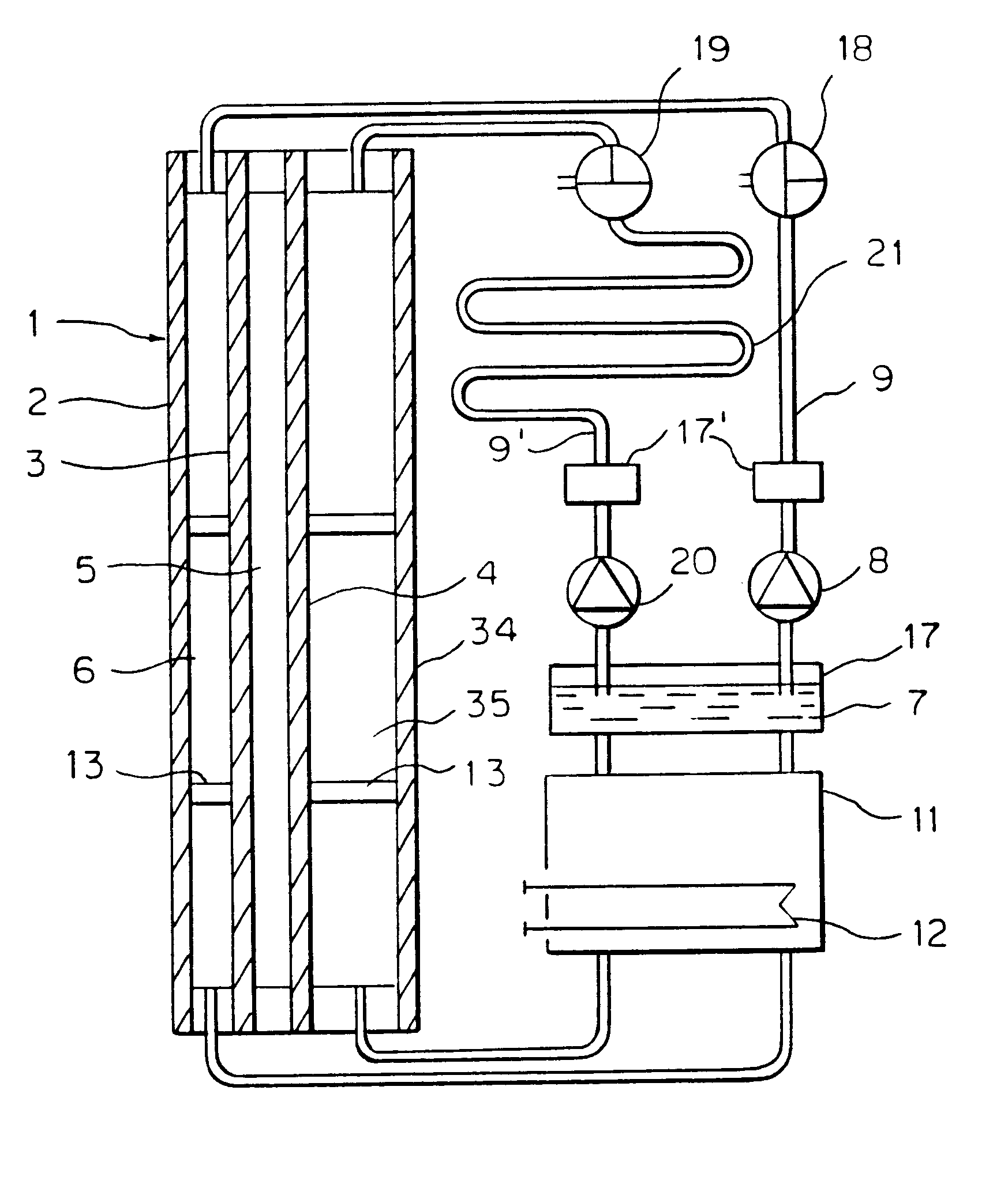 Method for transparent heat insulation in building