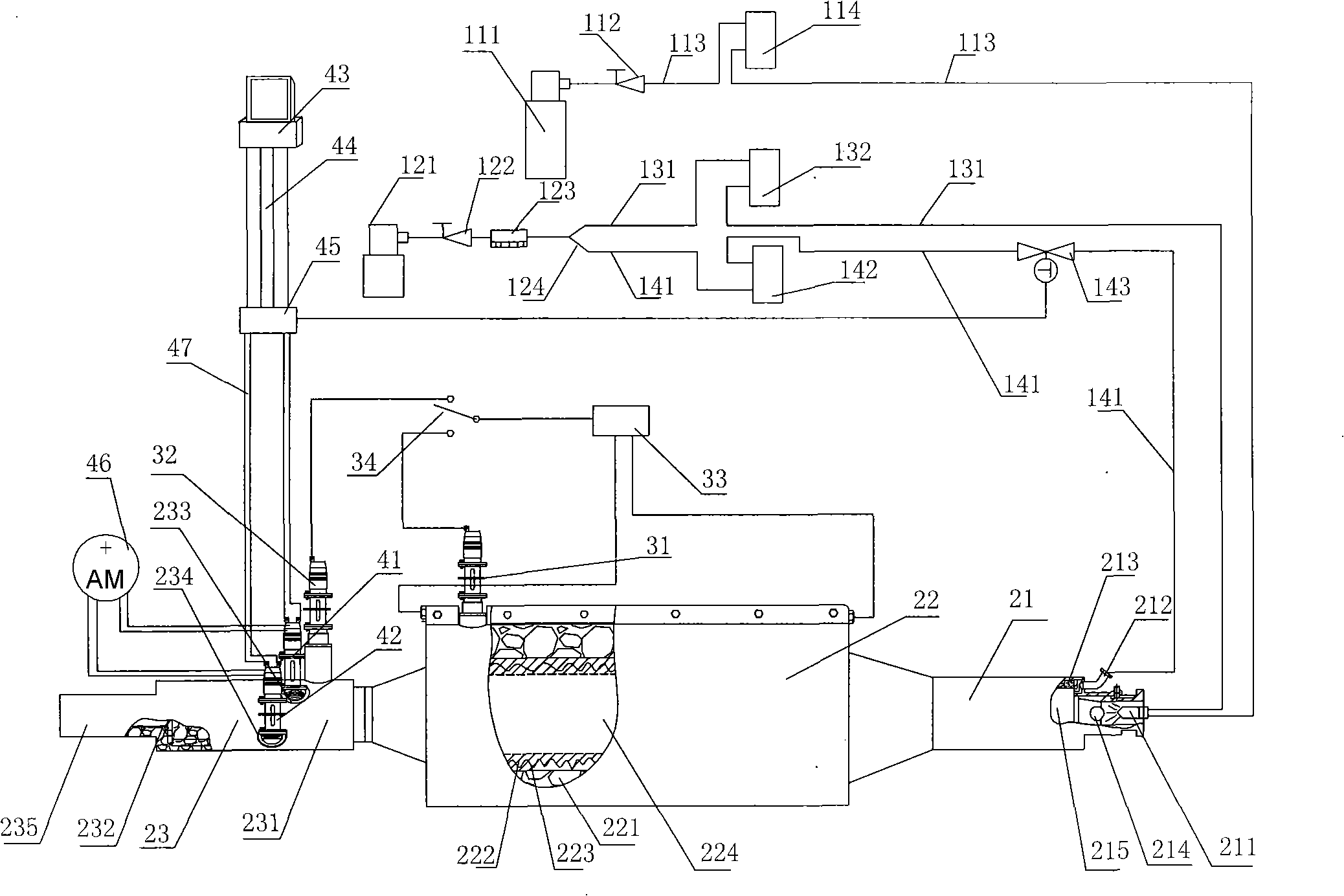 Air/fuel ratio oxygen sensor performance measuring system