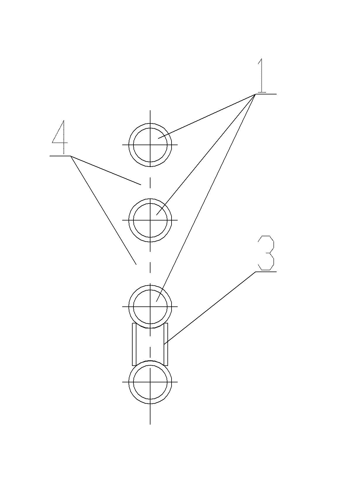 Limiting structure of S-shaped piping system