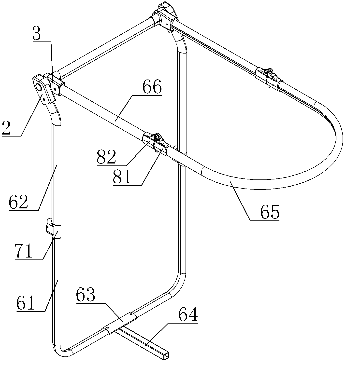 Hood for electric wheelchair