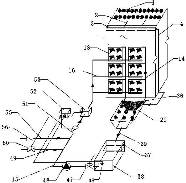 Three-dimensional greening system for urban buildings