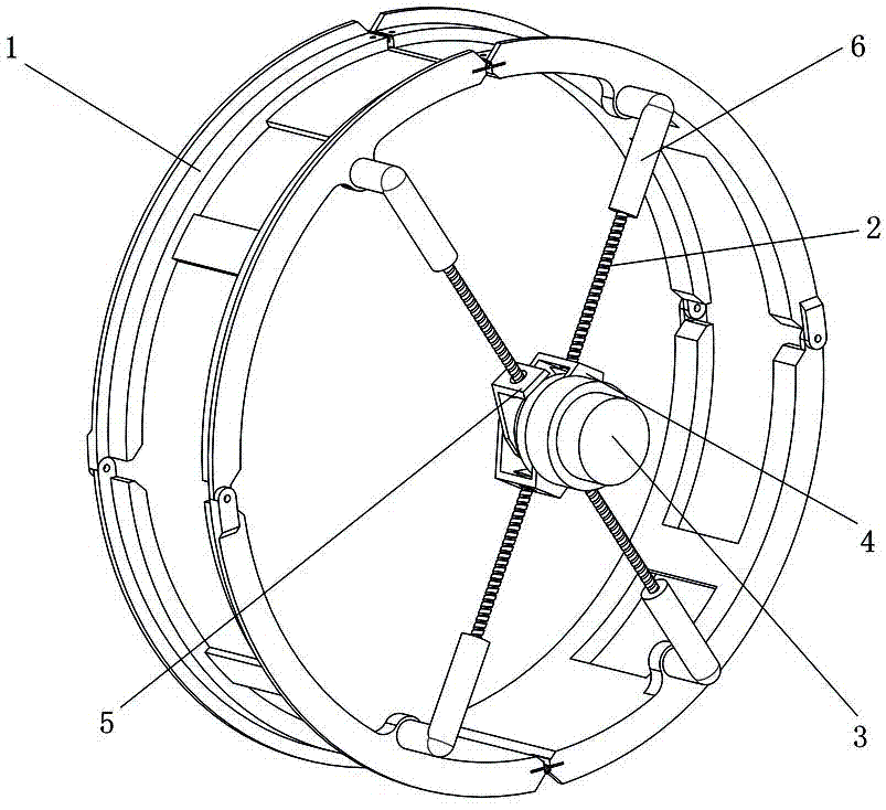 Synchronous telescopic deformation type track leg composite traveling device