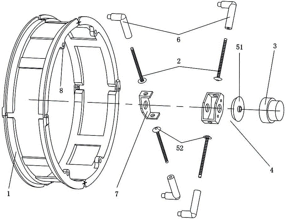 Synchronous telescopic deformation type track leg composite traveling device