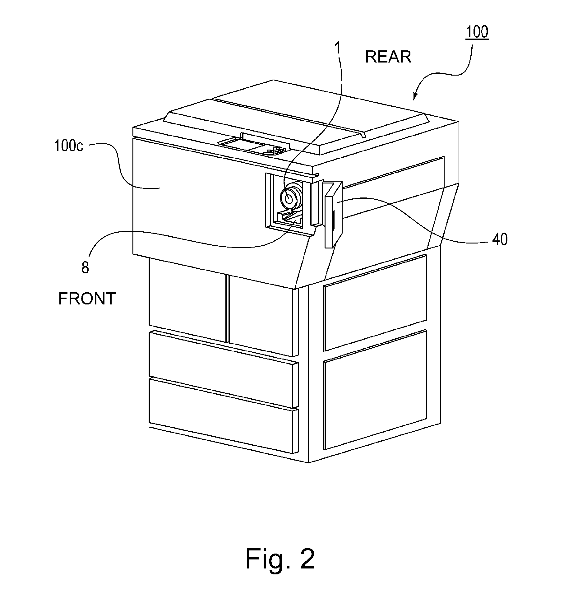 Developer supply container and developer supplying system