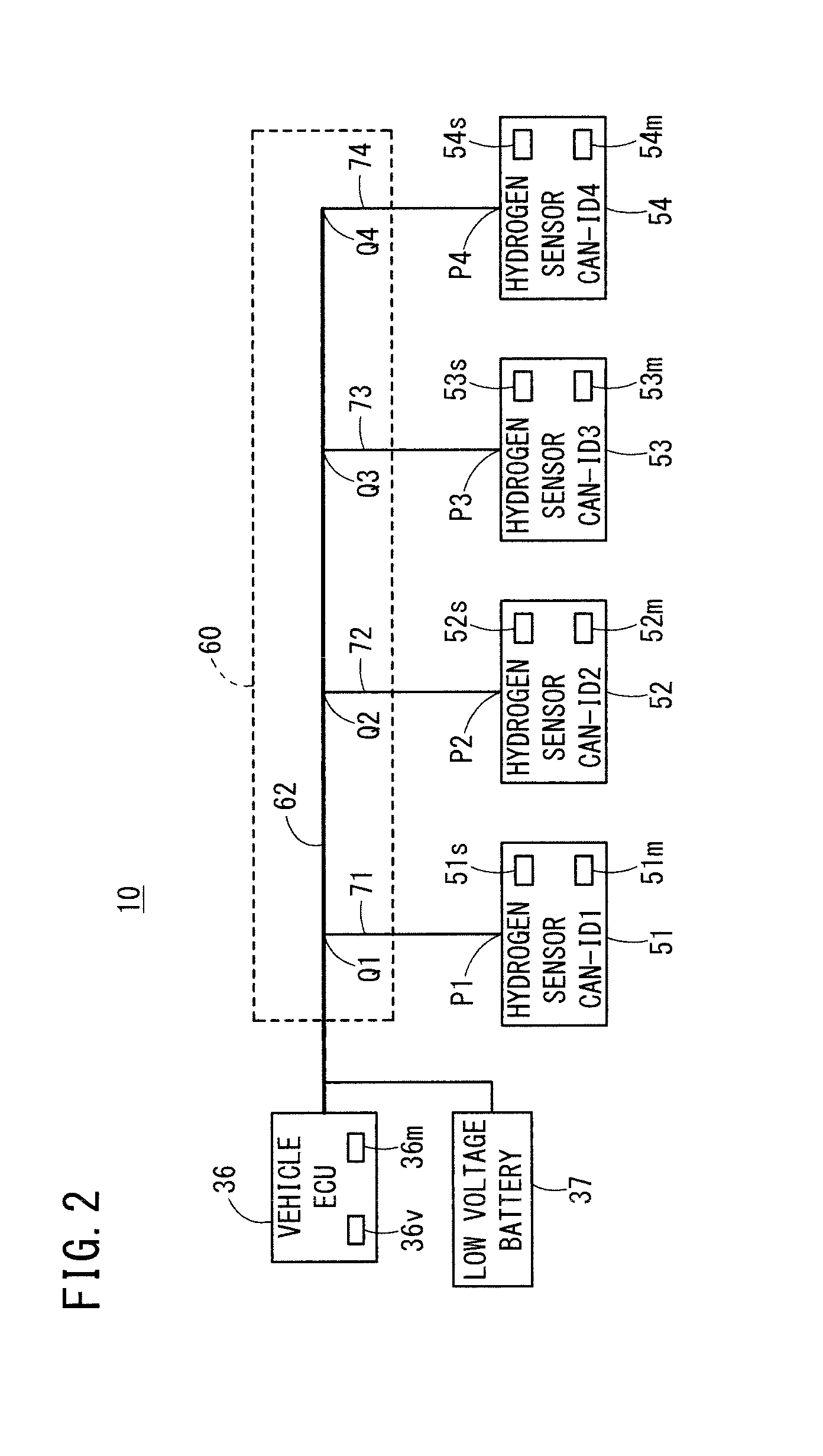 Gas monitoring system and gas monitoring method