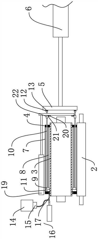 A sticky note glue coating device