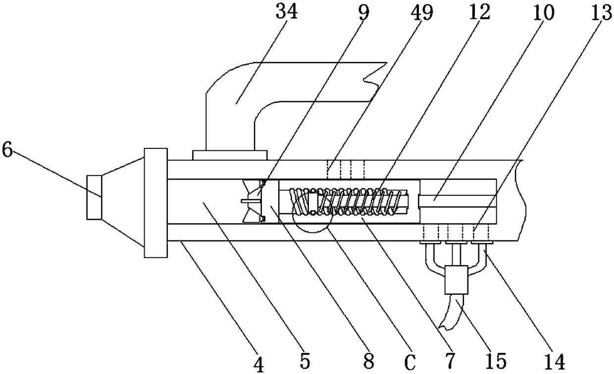 Mixing mechanism and medical granulator based on mechanism