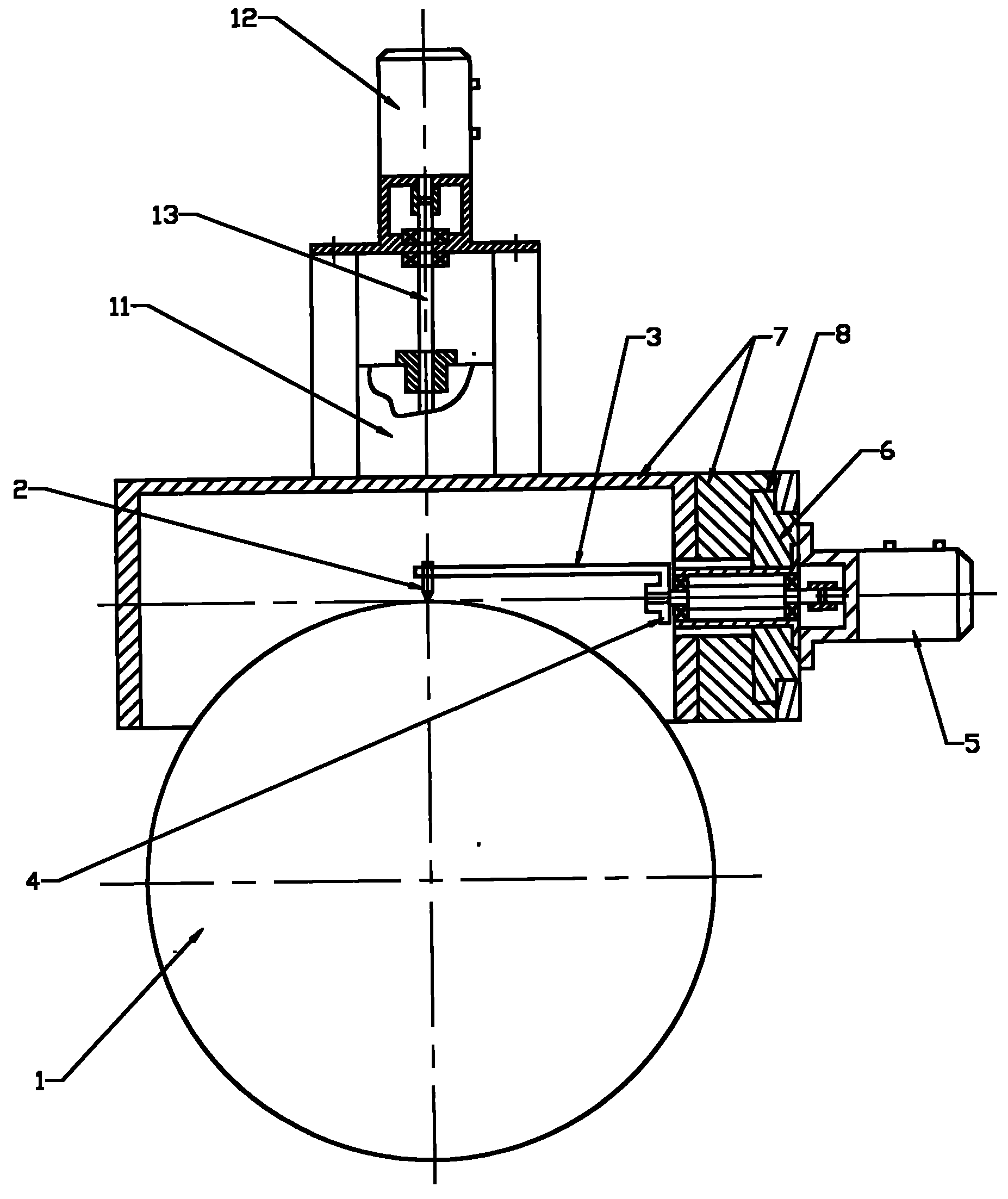 Numerical control groove grinding machine with numerical control grinding wheel trimming device