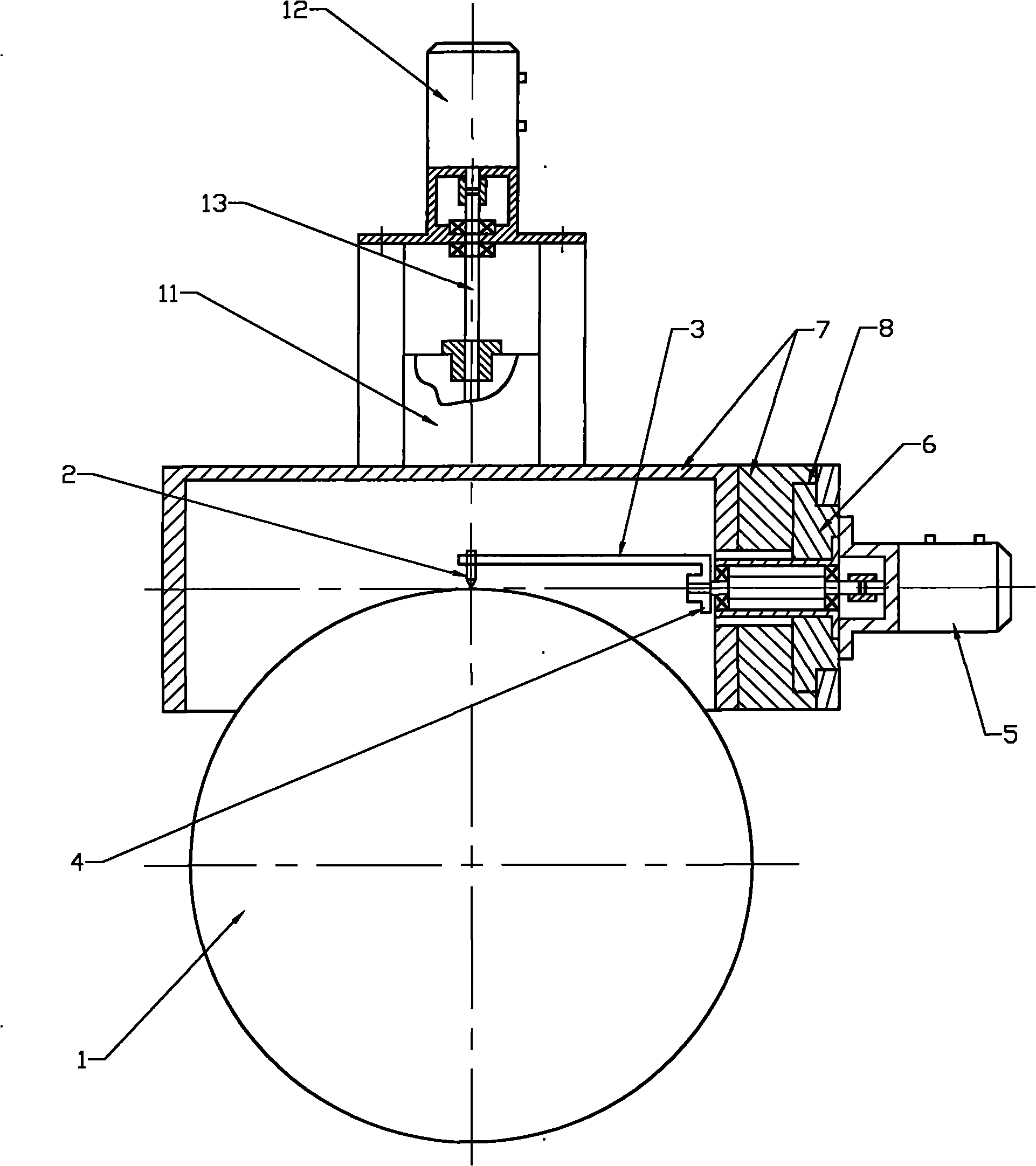 Numerical control groove grinding machine with numerical control grinding wheel trimming device