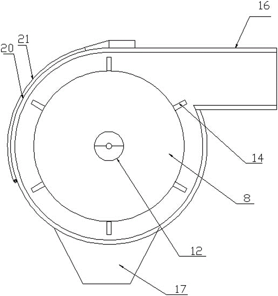 Saline land Suaeda glauca seed threshing apparatus