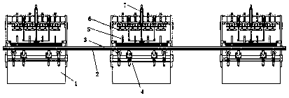 Garment production cloth transferring mechanism