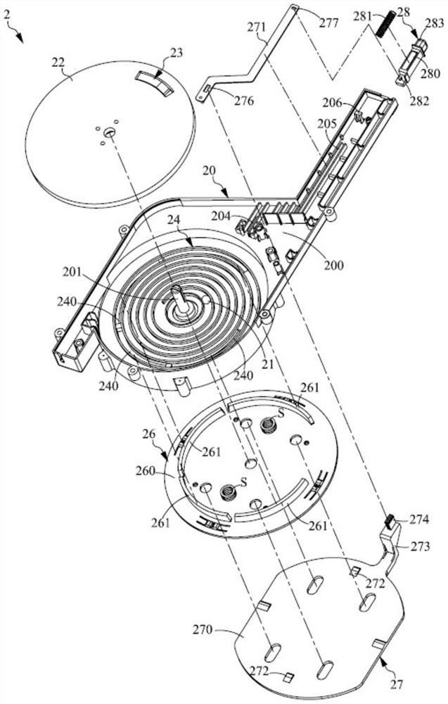 Speed reducing mechanism and winding device thereof