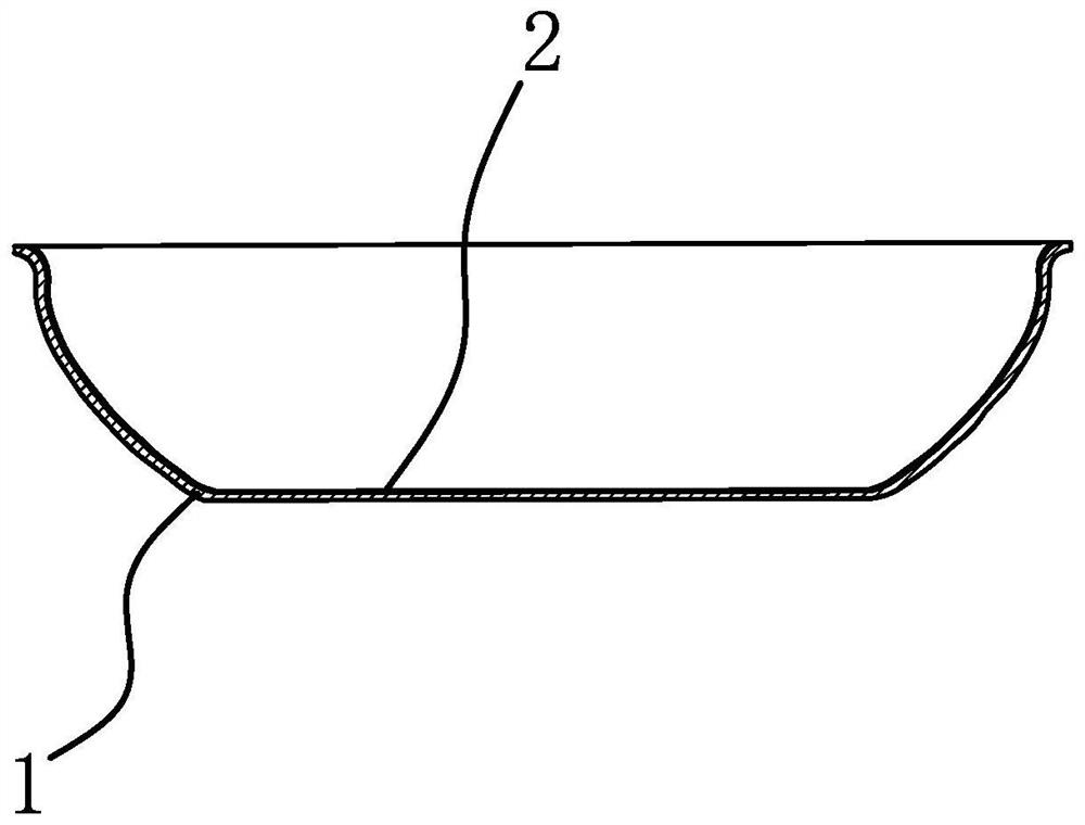 A kind of preparation method of lipophilic non-stick cooking utensils