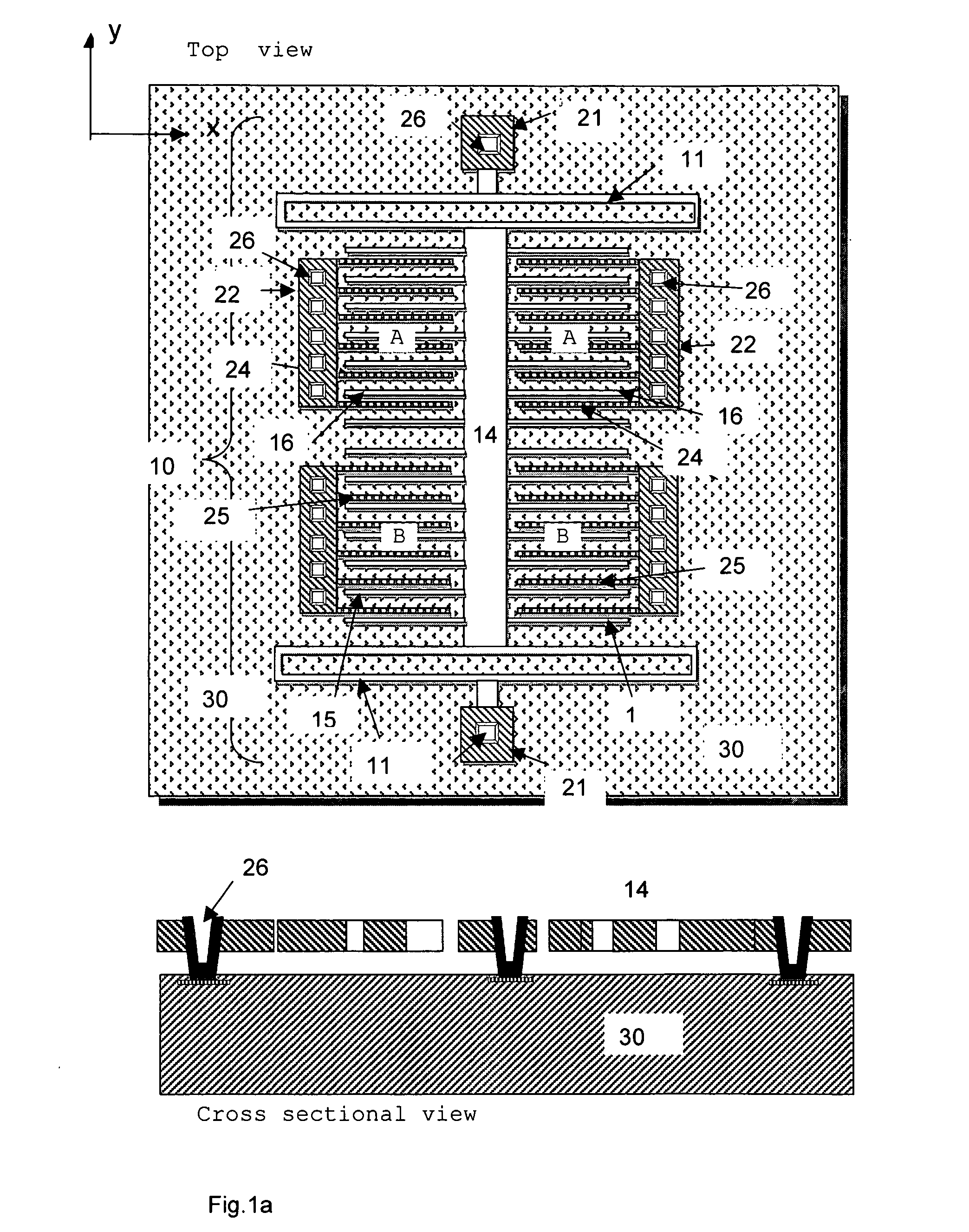 Micro-electro mechanical device made from mono-crystalline silicon and method of manufacture therefore