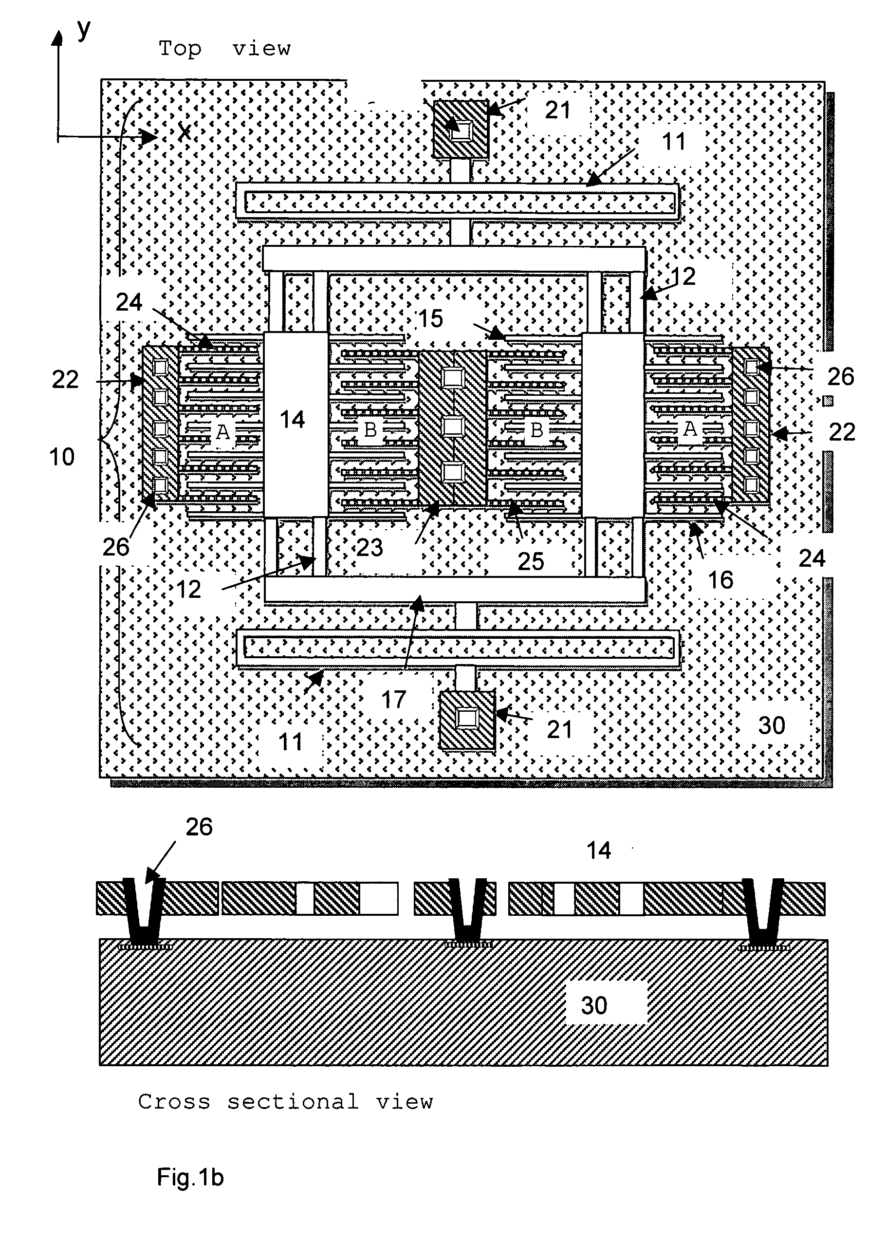 Micro-electro mechanical device made from mono-crystalline silicon and method of manufacture therefore