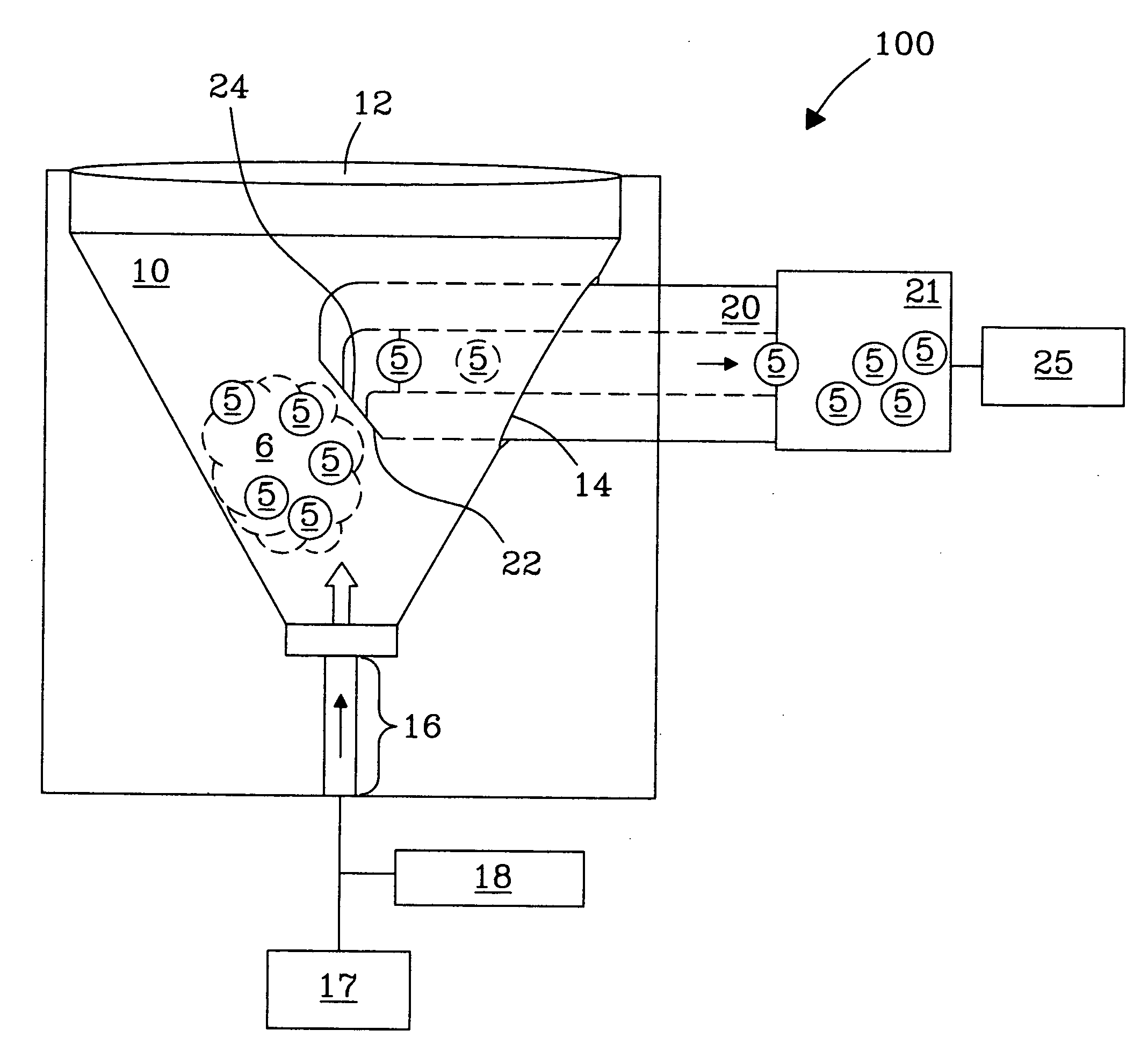 Article separation apparatus and method for unit operations