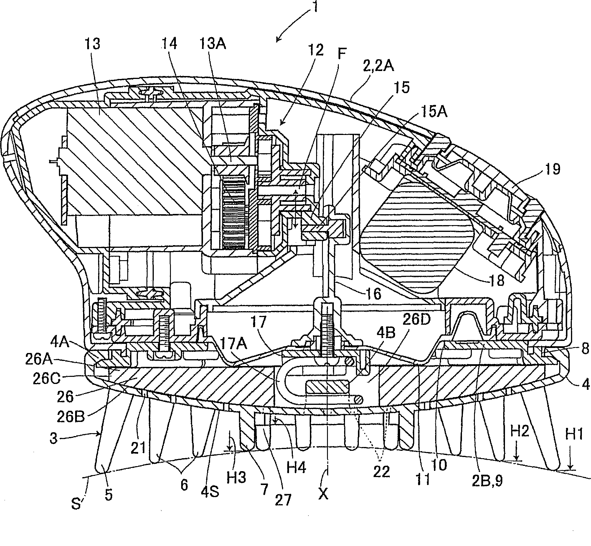 Massaging device