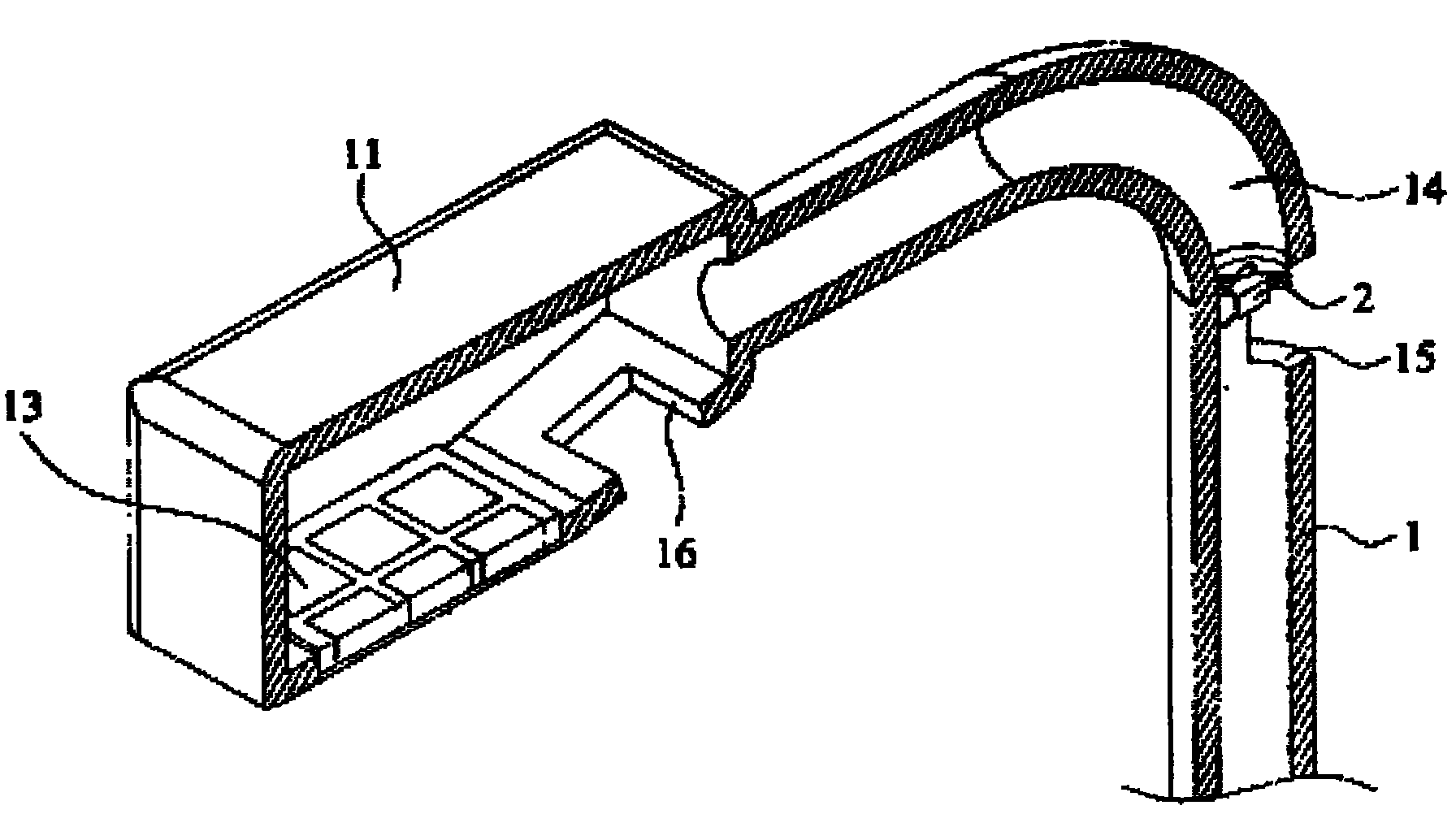 Streetlamp capable of radiating heat