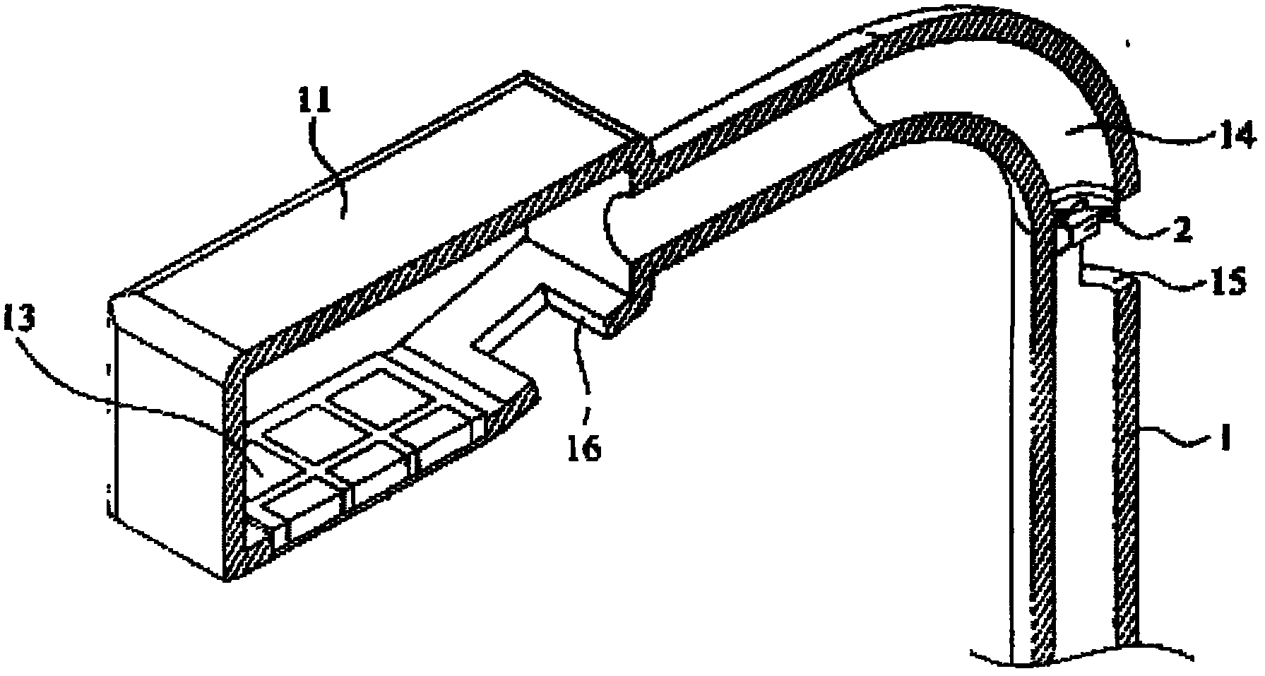 Streetlamp capable of radiating heat