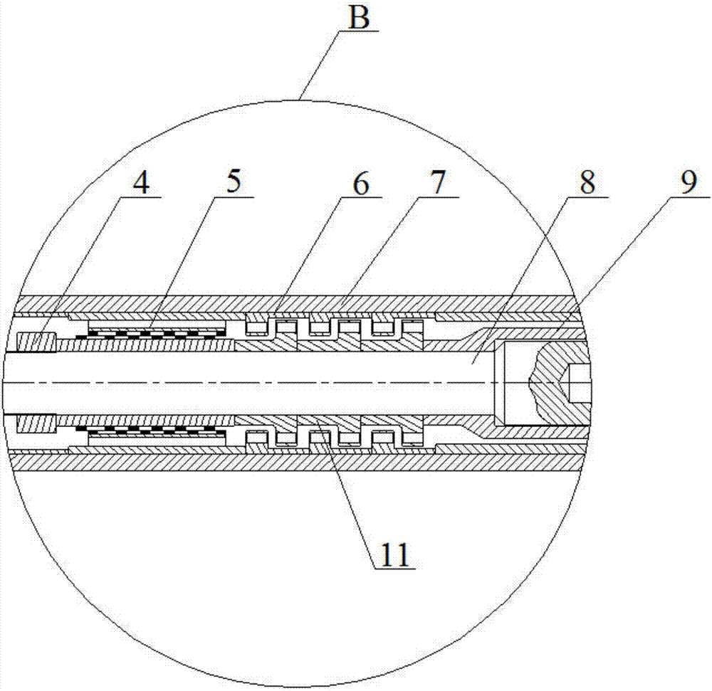 Turbine-powered double-acting hydraulic oscillating drag-reducing drilling tool