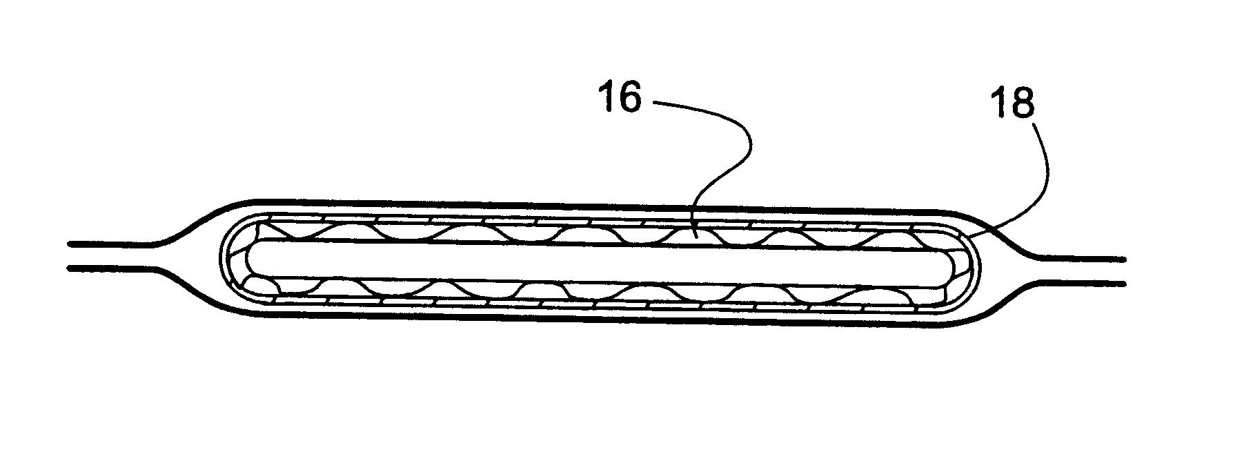 Medical bandaging product with tubular-knitted substrate