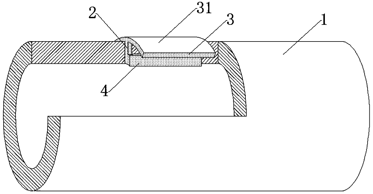 High-temperature-resistant anti-freezing type MPP pipe