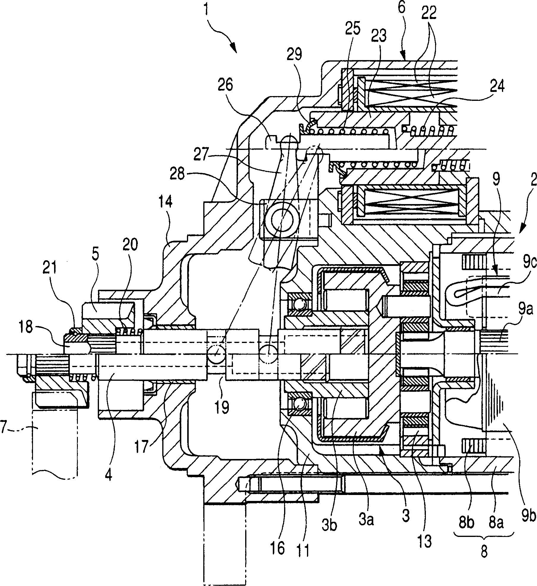 Engine starter designed to have enhanced stability of engagement of pinion with ring gear