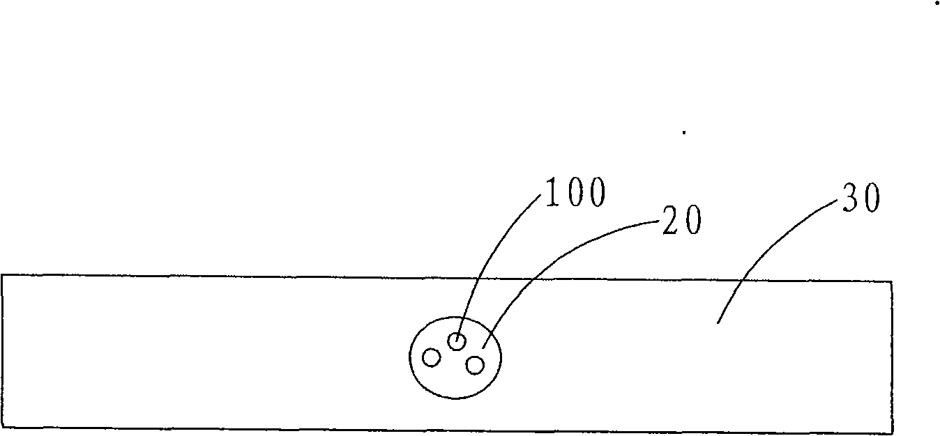 Nozzle system capable of continuously evening chemical vapour deposition of large area