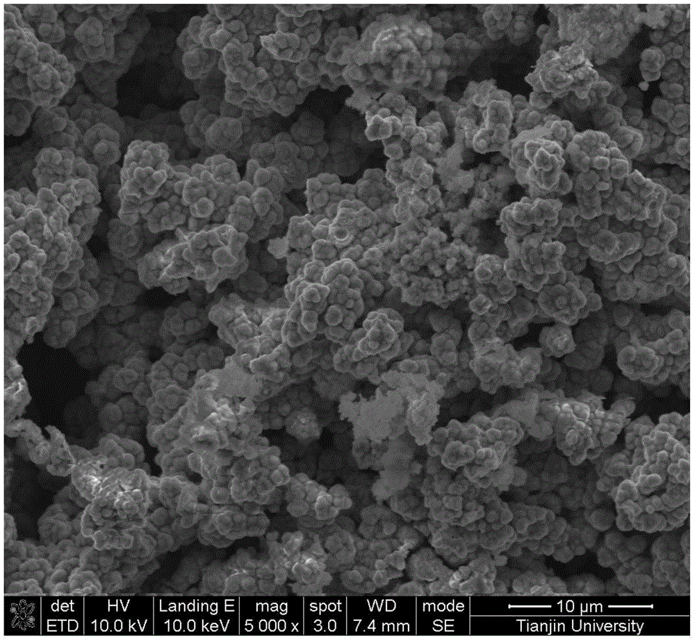 Efficient Ni-S-Mo hydrogen evolution electrode and preparation method thereof