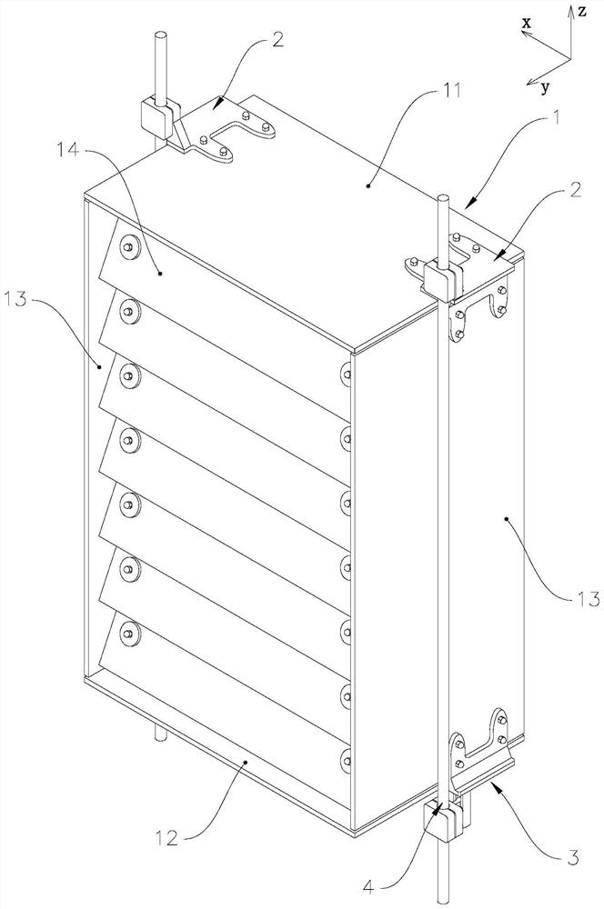 Clamp assembly of window structure, window structure and cable net curtain wall