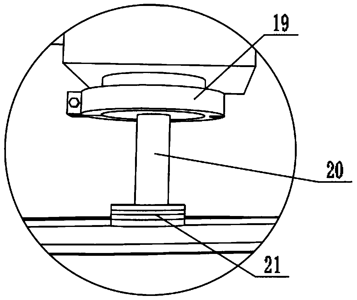 Dough-kneading lifting stirring mechanism