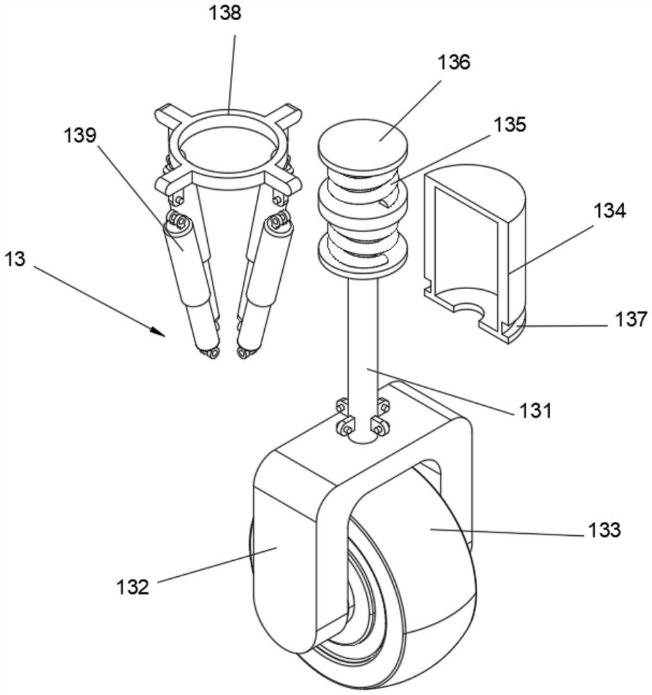 Moving device with buffering effect for double-sided battery production