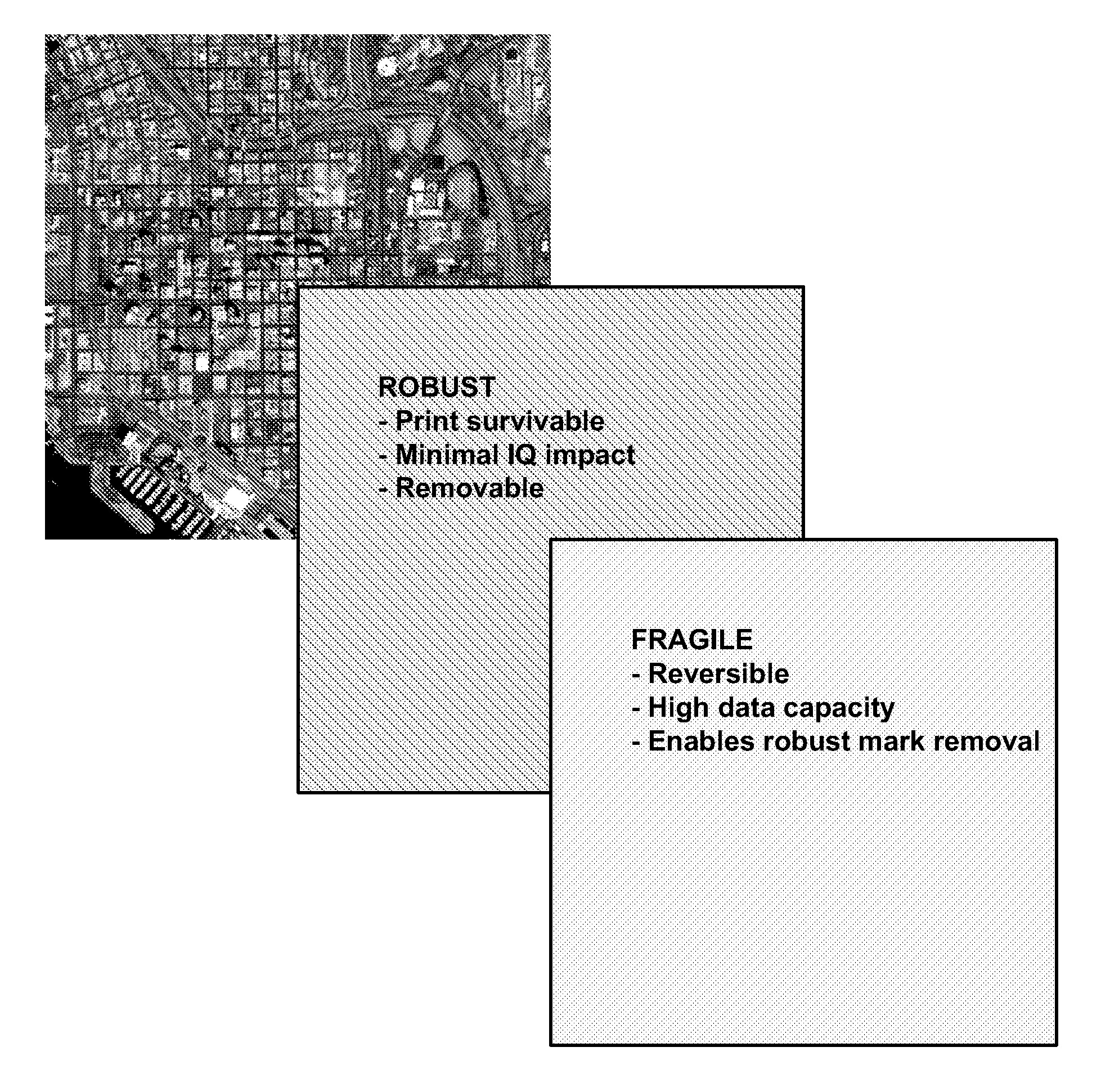 Image processing methods using reversible watermarking