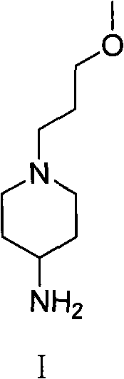 Method for preparing 1-( 3-methoxy propyl )- 4-piperidine amine and salt thereof