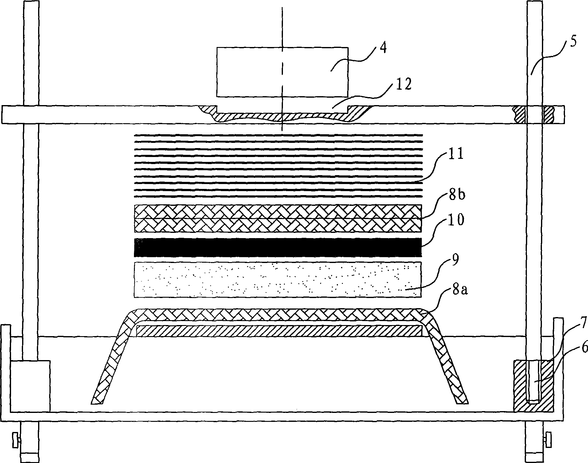 Nucleic acid blot membrane-transferring device