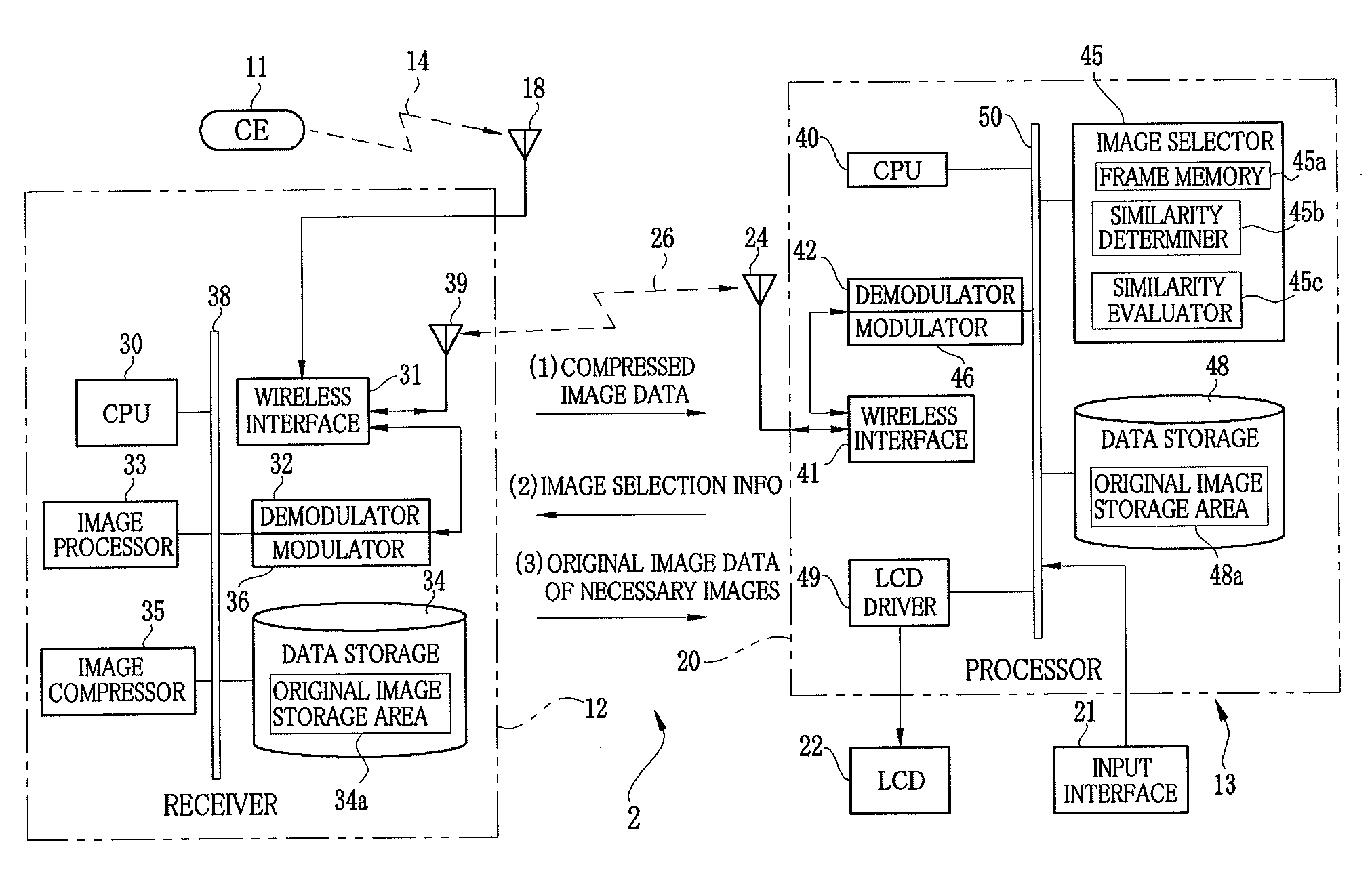 Capsule endoscope system and endoscopic image filing method