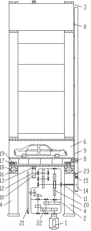 Carrier for highway flyover