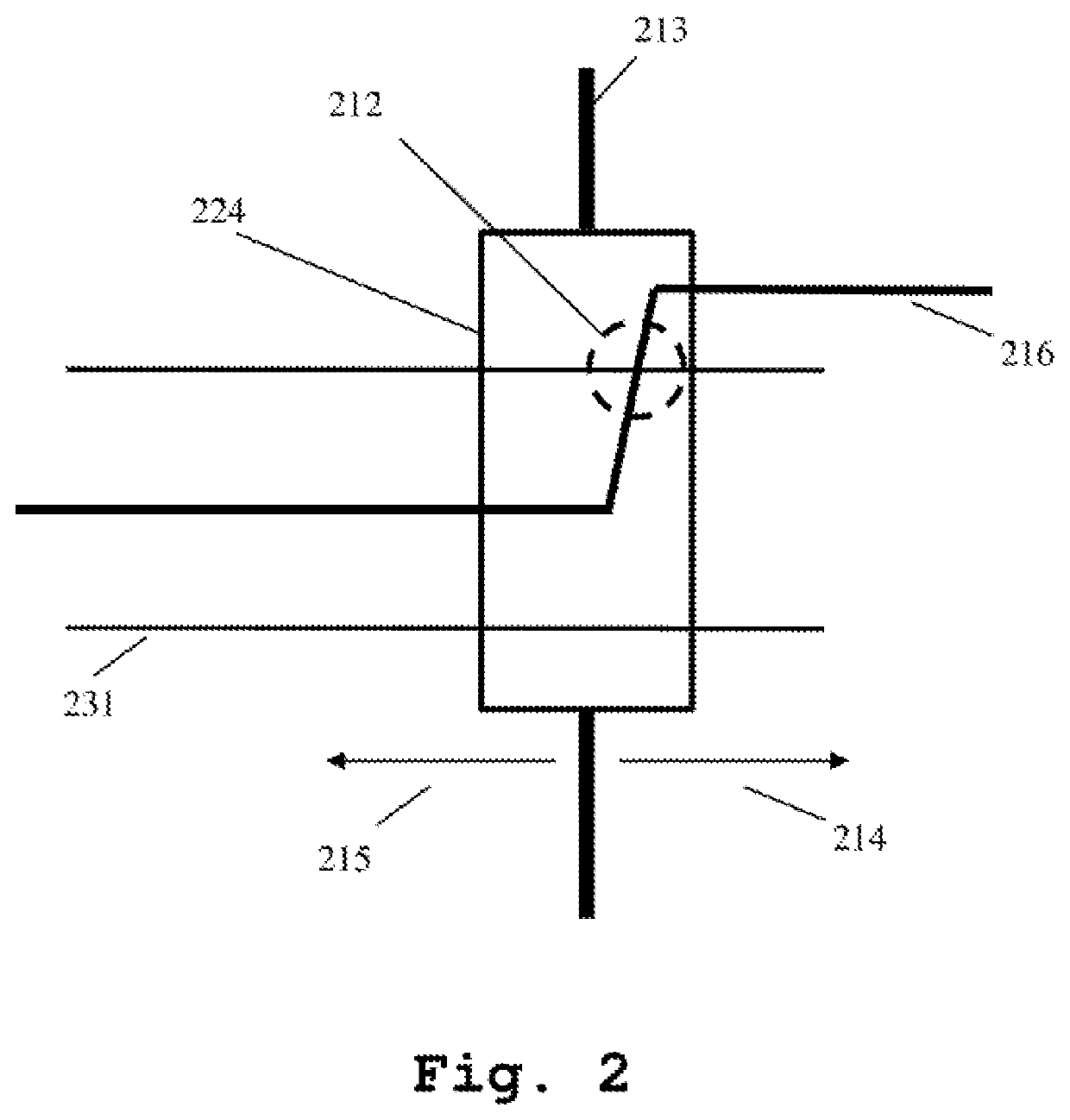 Test system and method with a thermally isolated hollow body inside an over the air measurement chamber