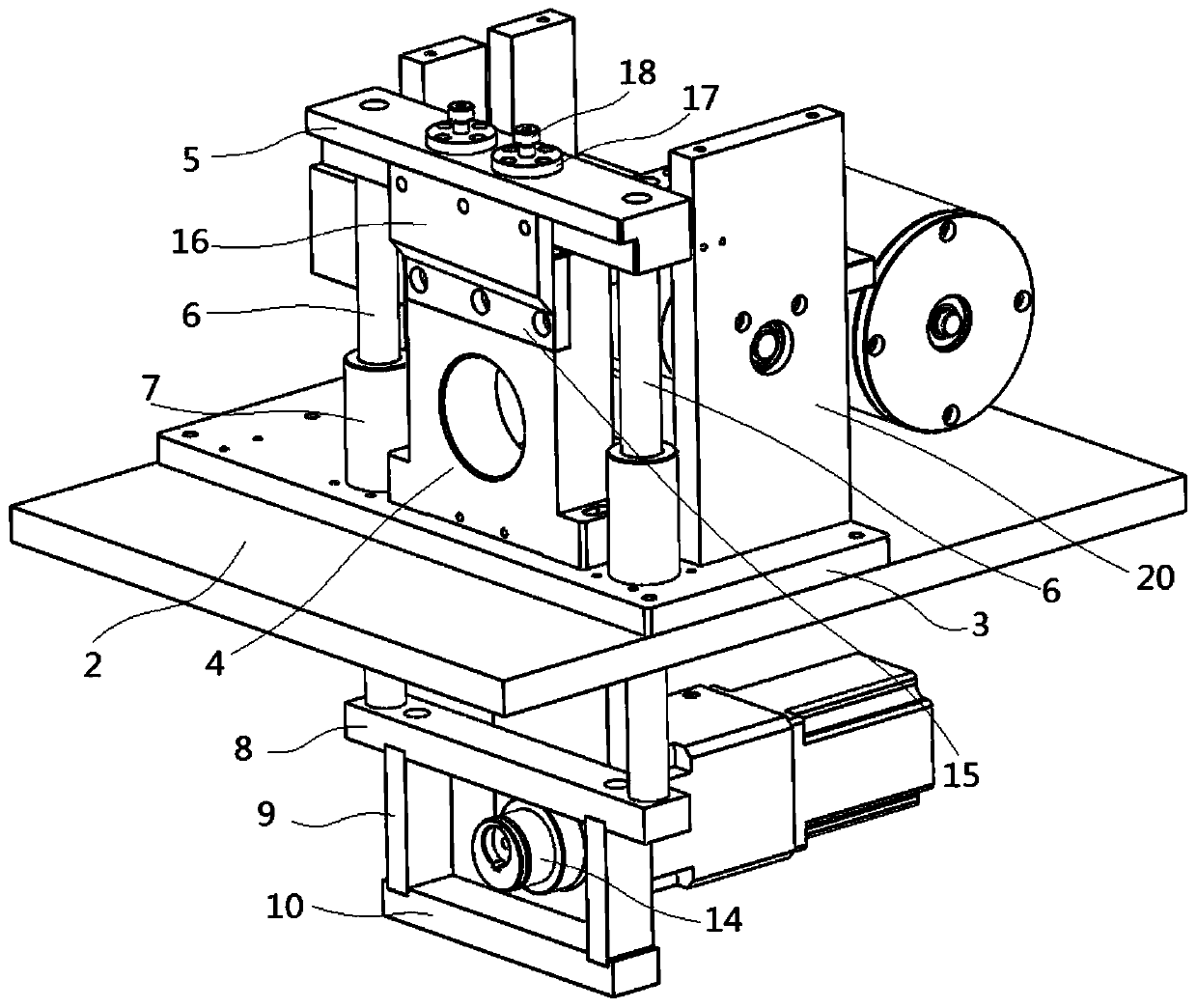 Cutoff mechanism for carbon fiber tape feeder