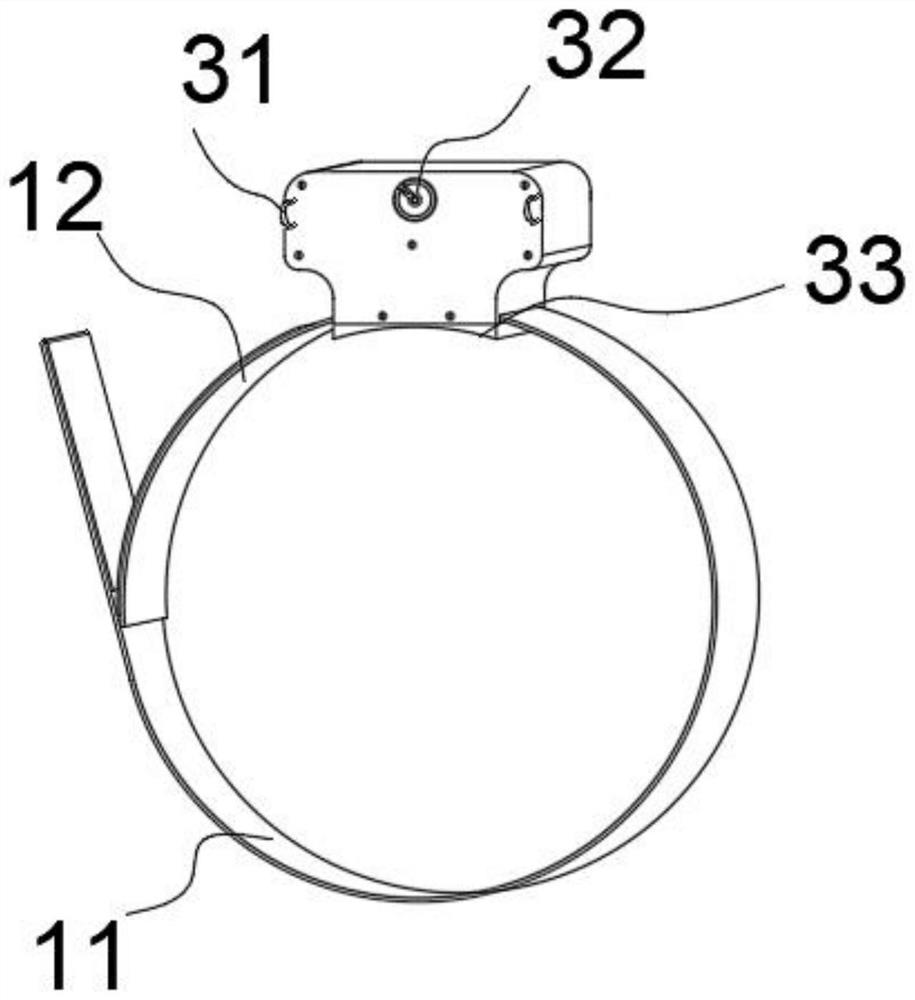 Respiratory training device convenient for measuring abdominal pressure