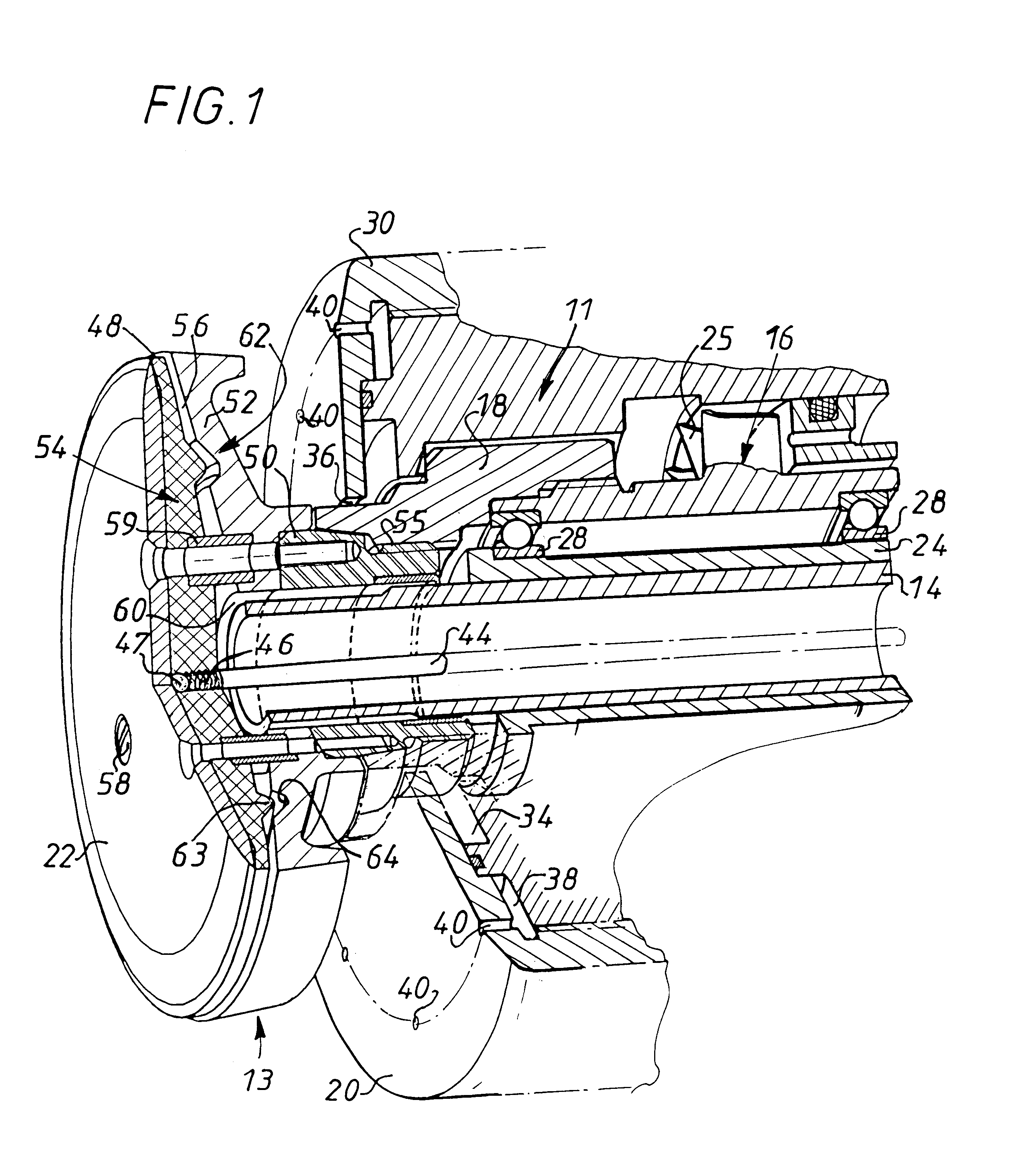 System for spraying a powder coating product and sprayhead incorporated in it