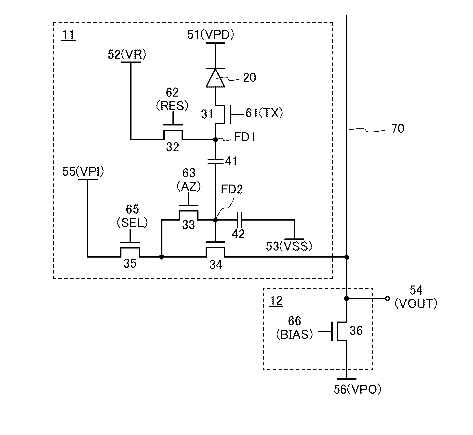 Imaging device, method for driving imaging device, and electronic device