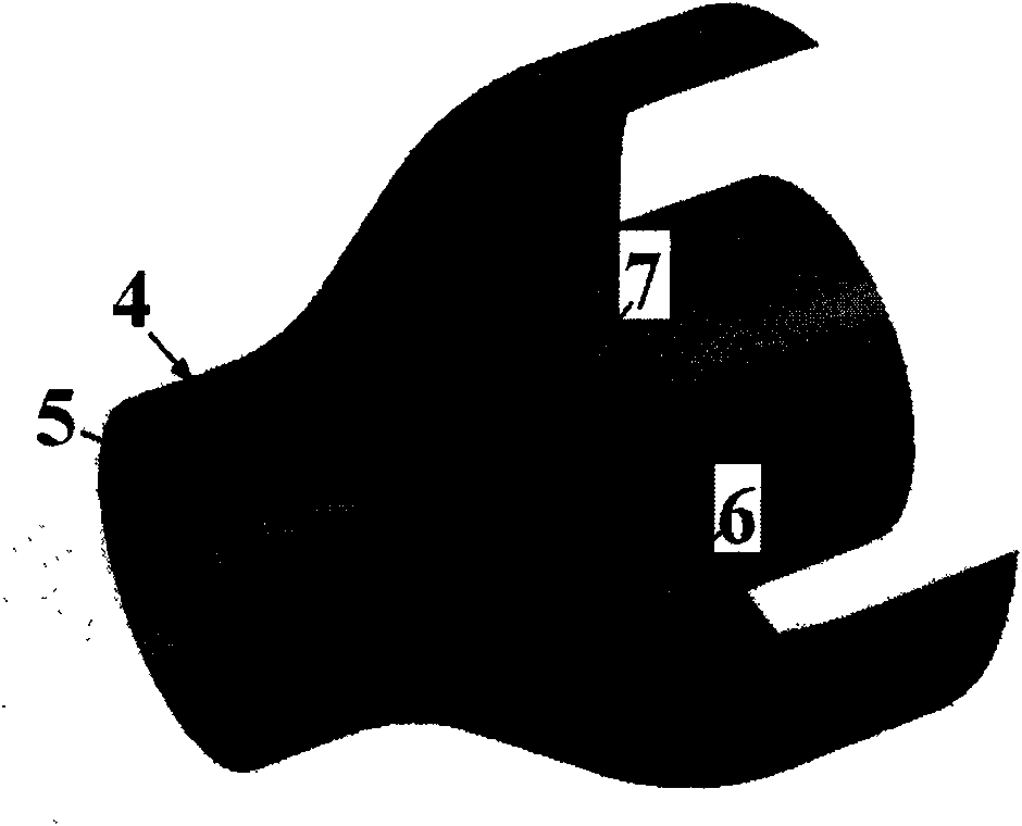 Flow control method in large expansion angle channel