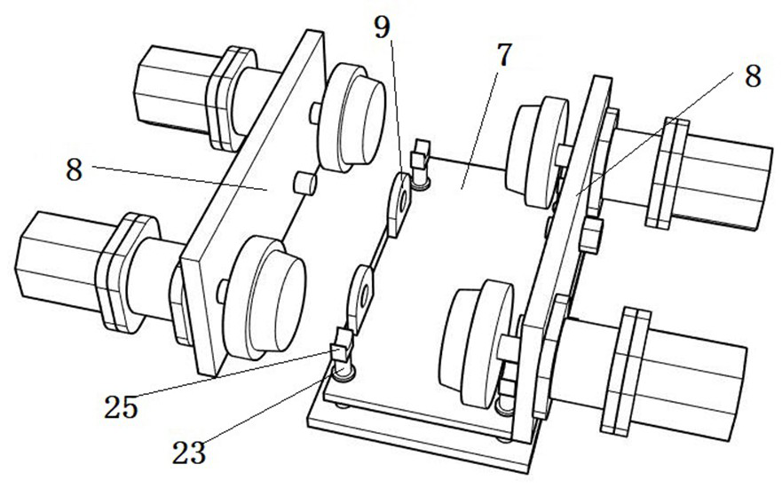 Self-charging type all-dimensional inspection robot for sealing-tape machine