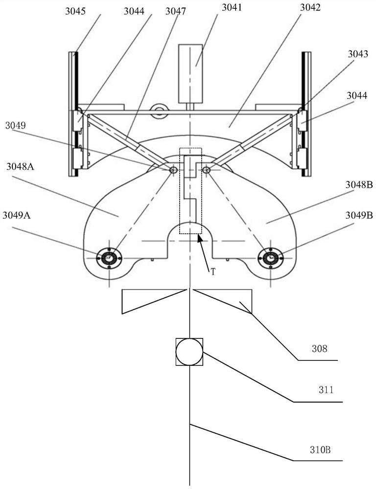 Spindle translational winding mechanism for dismantling nuclear reactor detector components and method of use