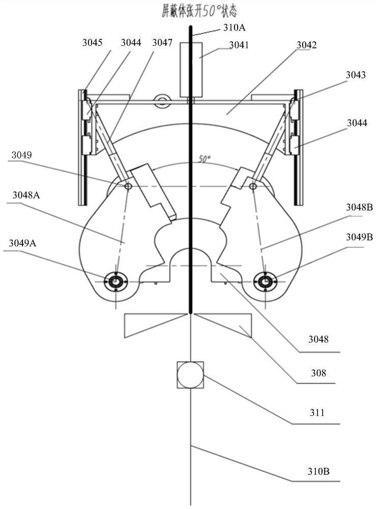 Spindle translational winding mechanism for dismantling nuclear reactor detector components and method of use