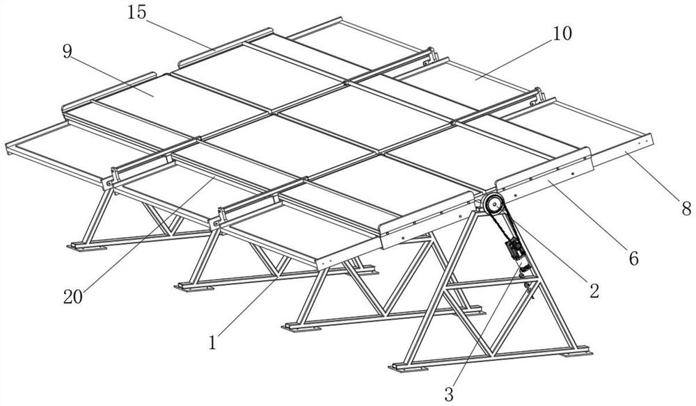 Distributed solar power generation device and power generation system based on Internet of Things control