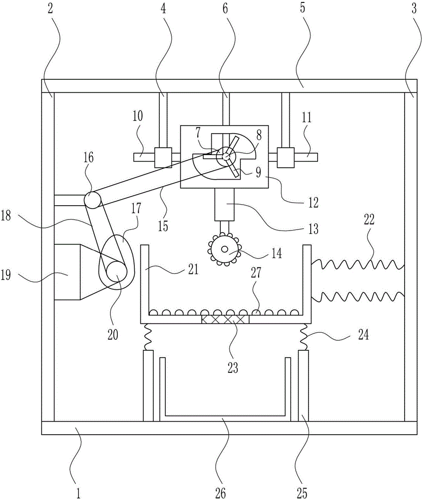 Efficient grinding device for graphite for 3D printing